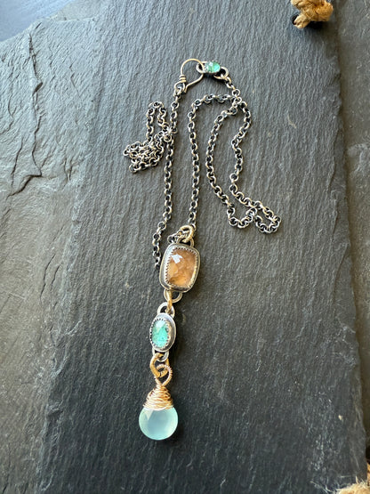 Triple Charm Necklace