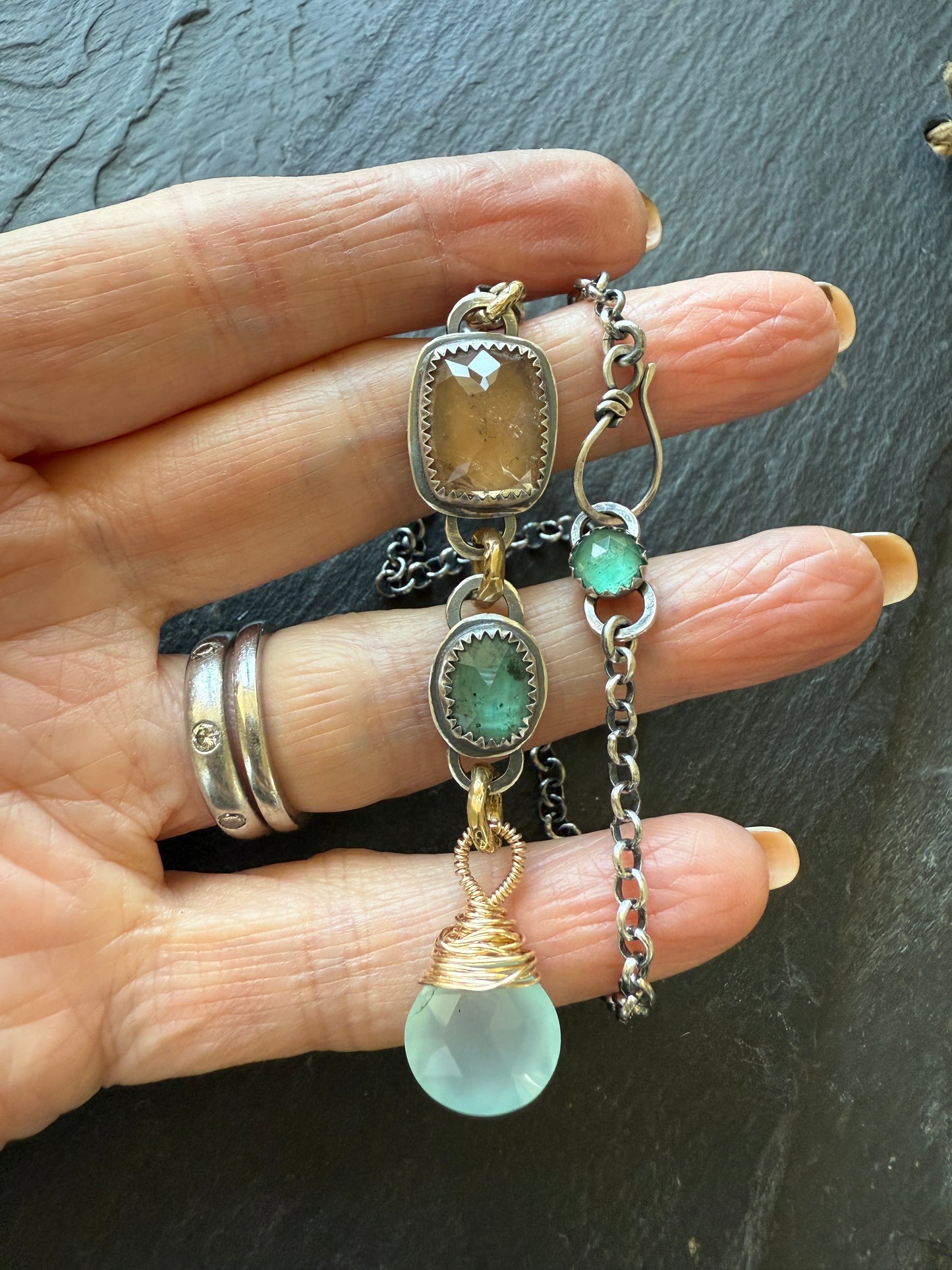 Triple Charm Necklace