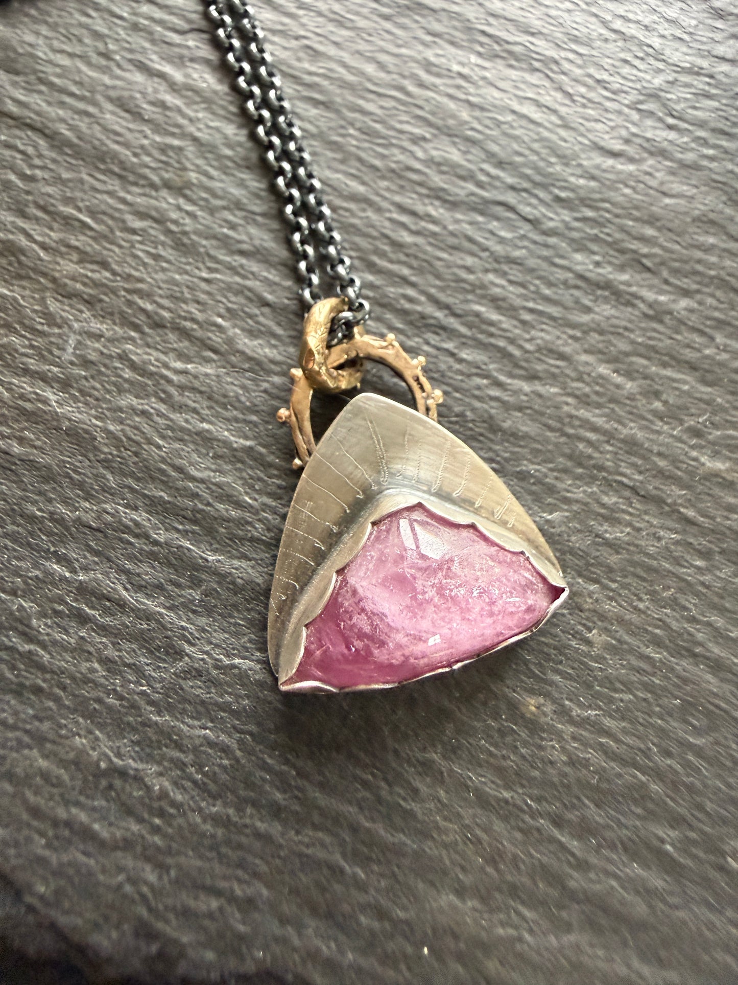 Pink Tourmaline Pendant