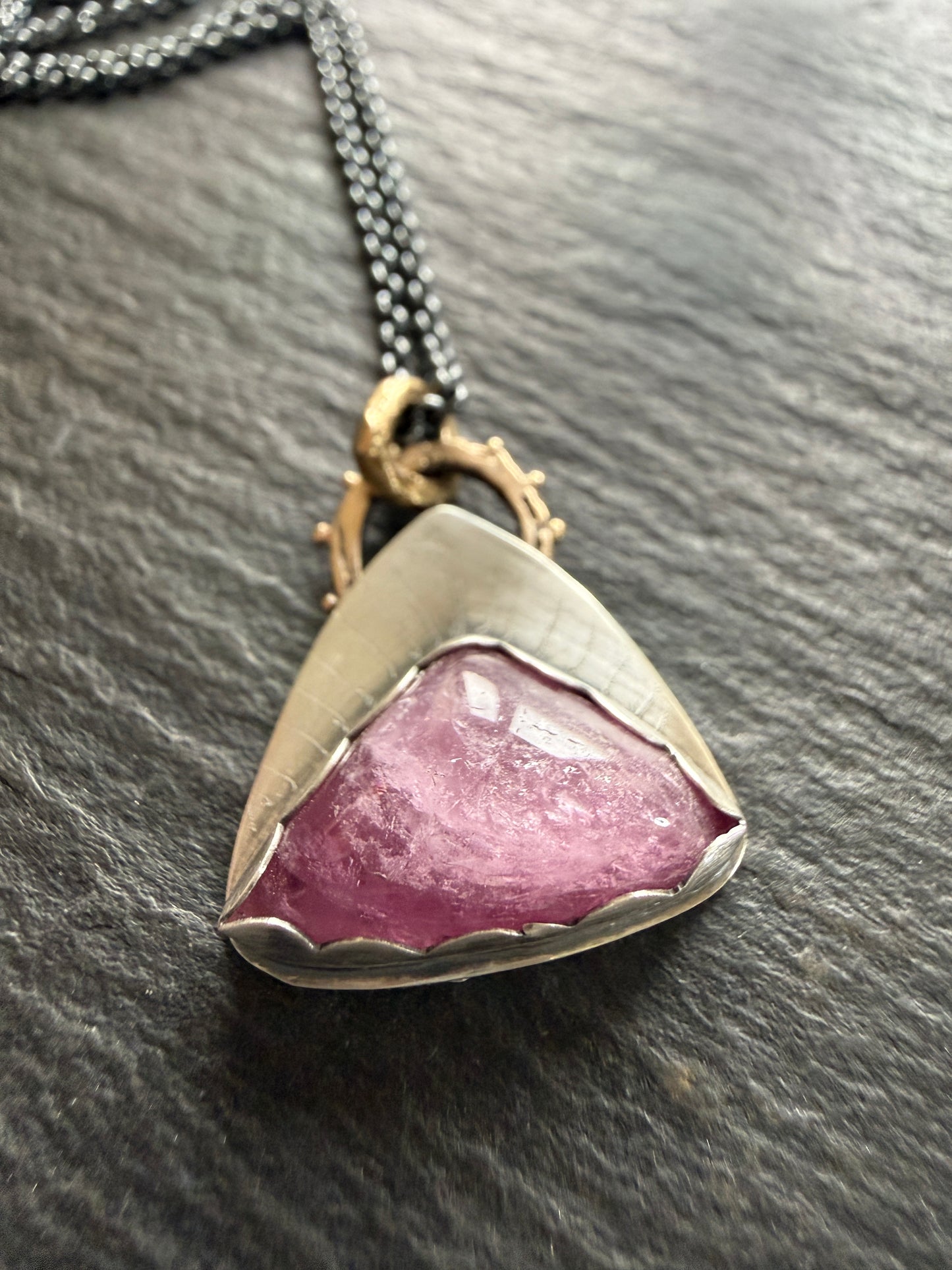 Pink Tourmaline Pendant