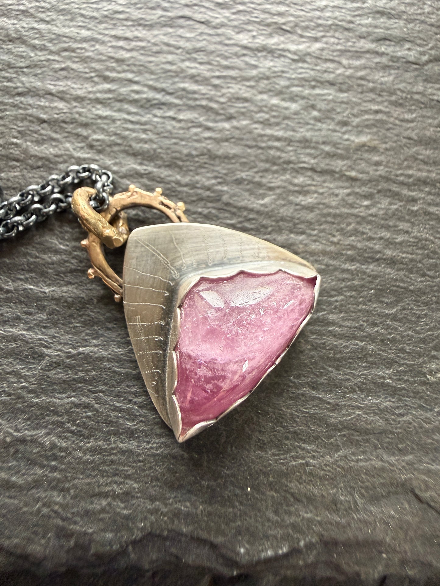 Pink Tourmaline Pendant