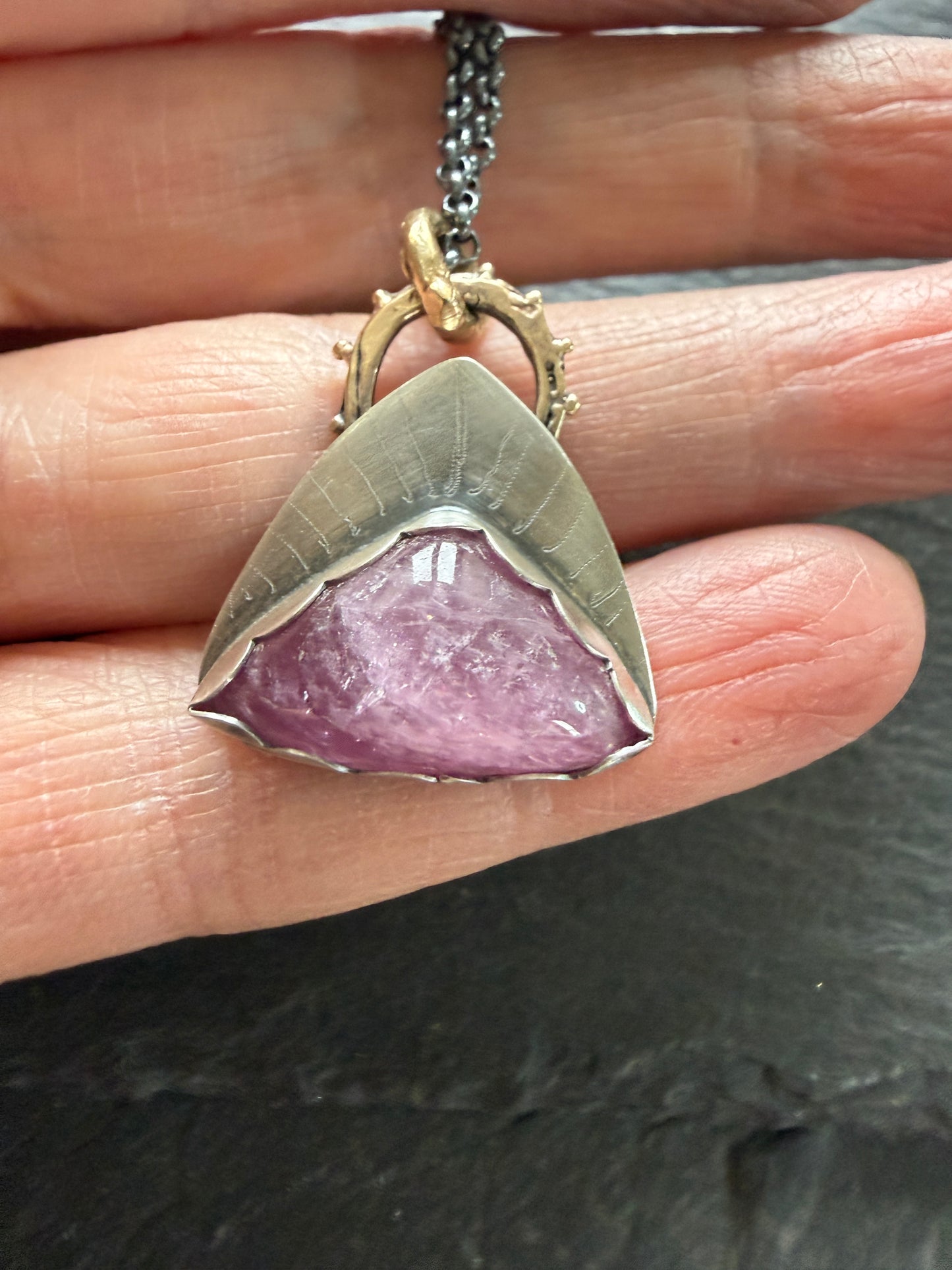 Pink Tourmaline Pendant