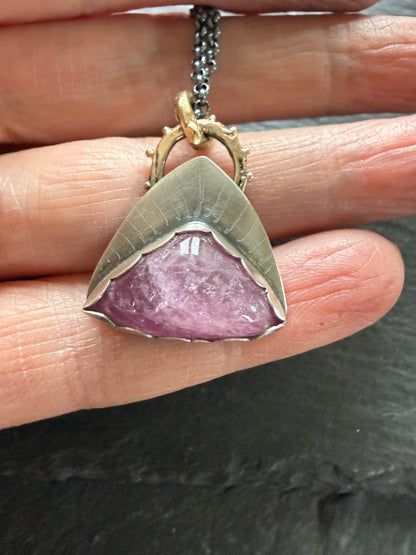 Pink Tourmaline Pendant