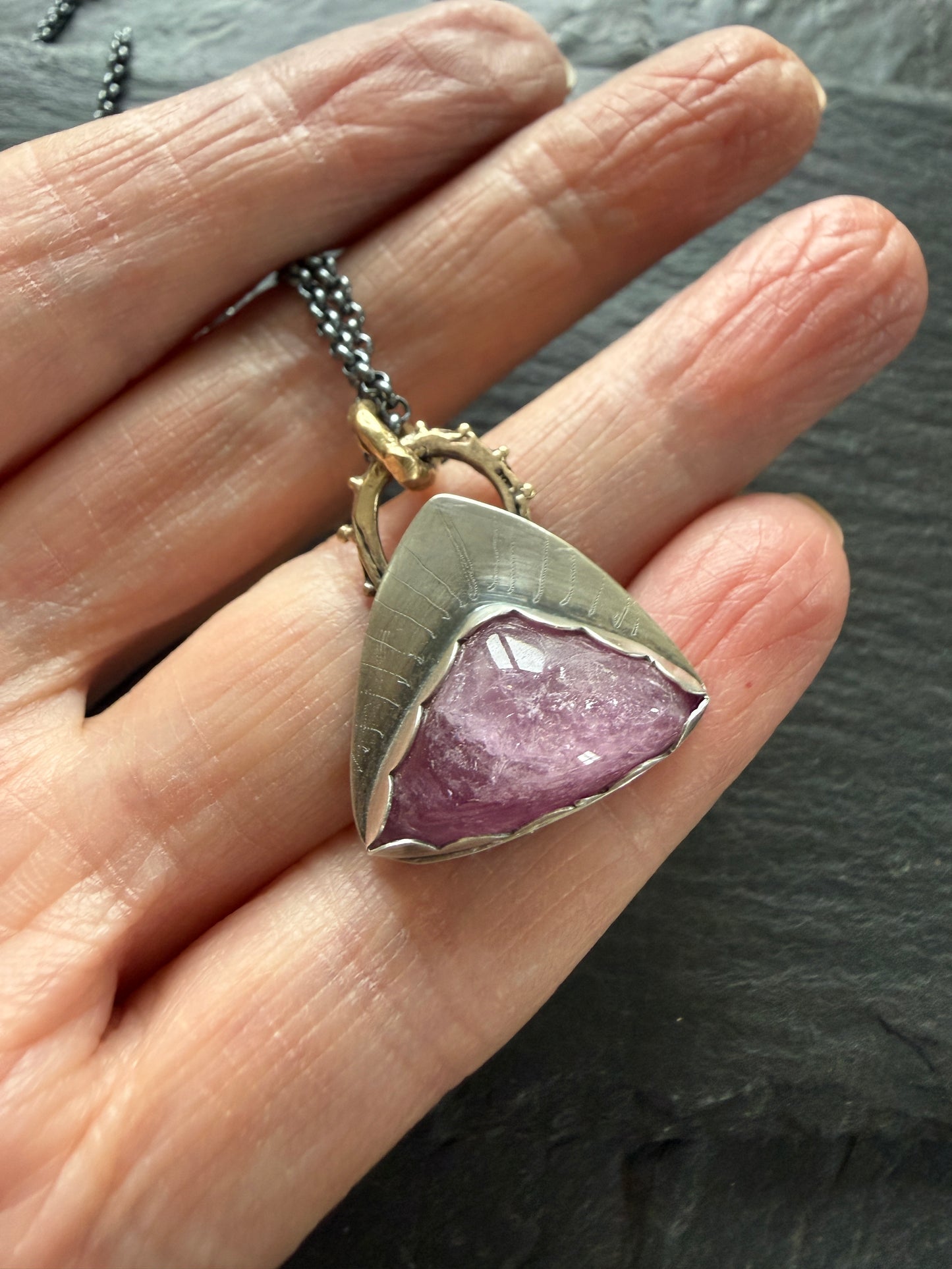 Pink Tourmaline Pendant