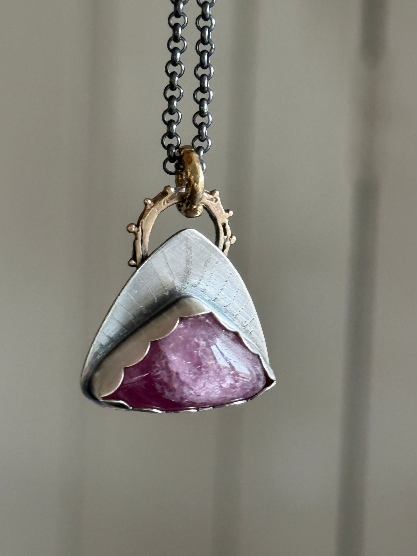 Pink Tourmaline Pendant
