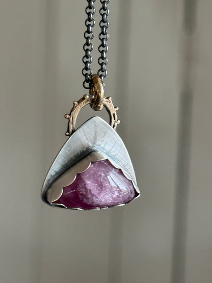 Pink Tourmaline Pendant