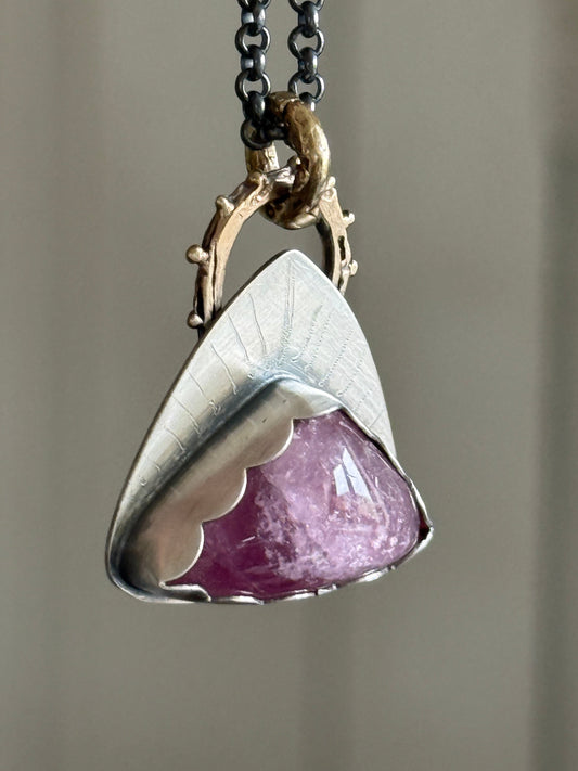 Pink Tourmaline Pendant