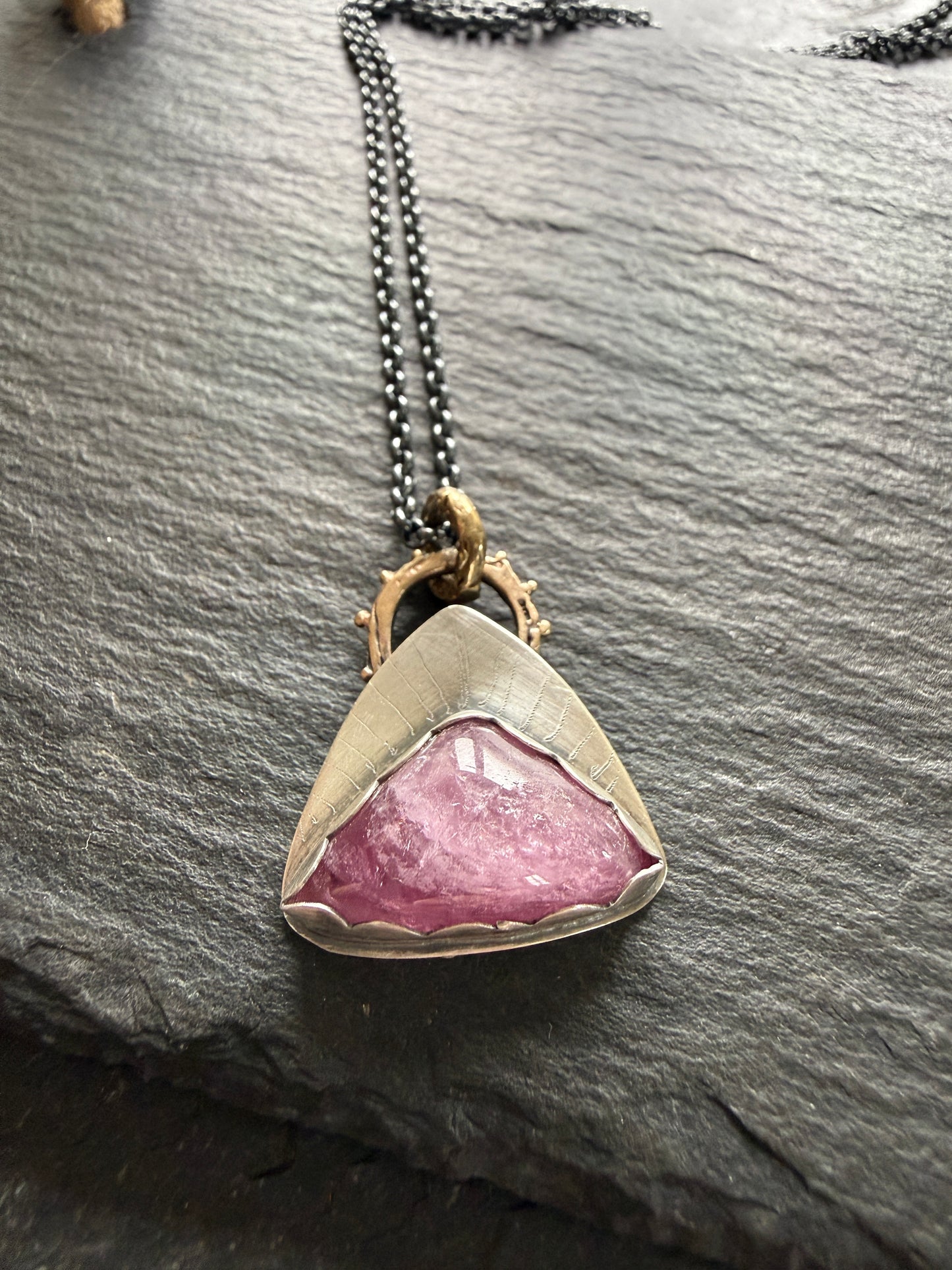 Pink Tourmaline Pendant