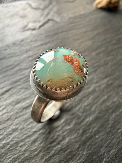 Sea Green Opal Ring US 7.5