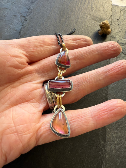Tourmaline Charm Necklace