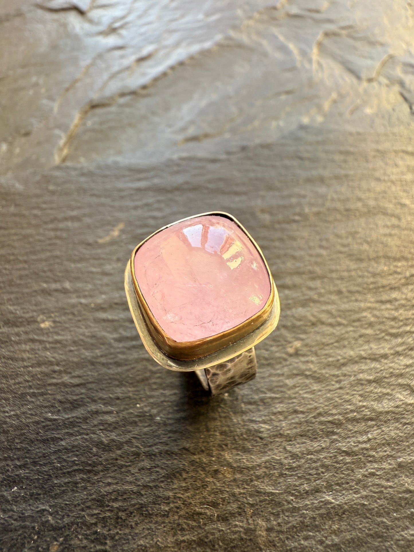 Morganite ring 7 1/2