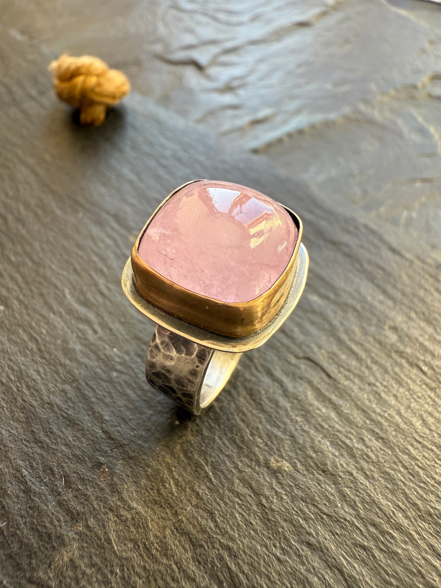 Morganite ring 7 1/2