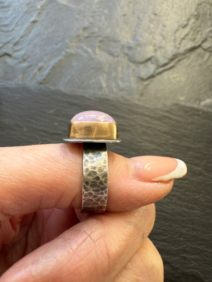 Morganite ring 7 1/2