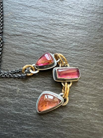 Tourmaline Charm Necklace