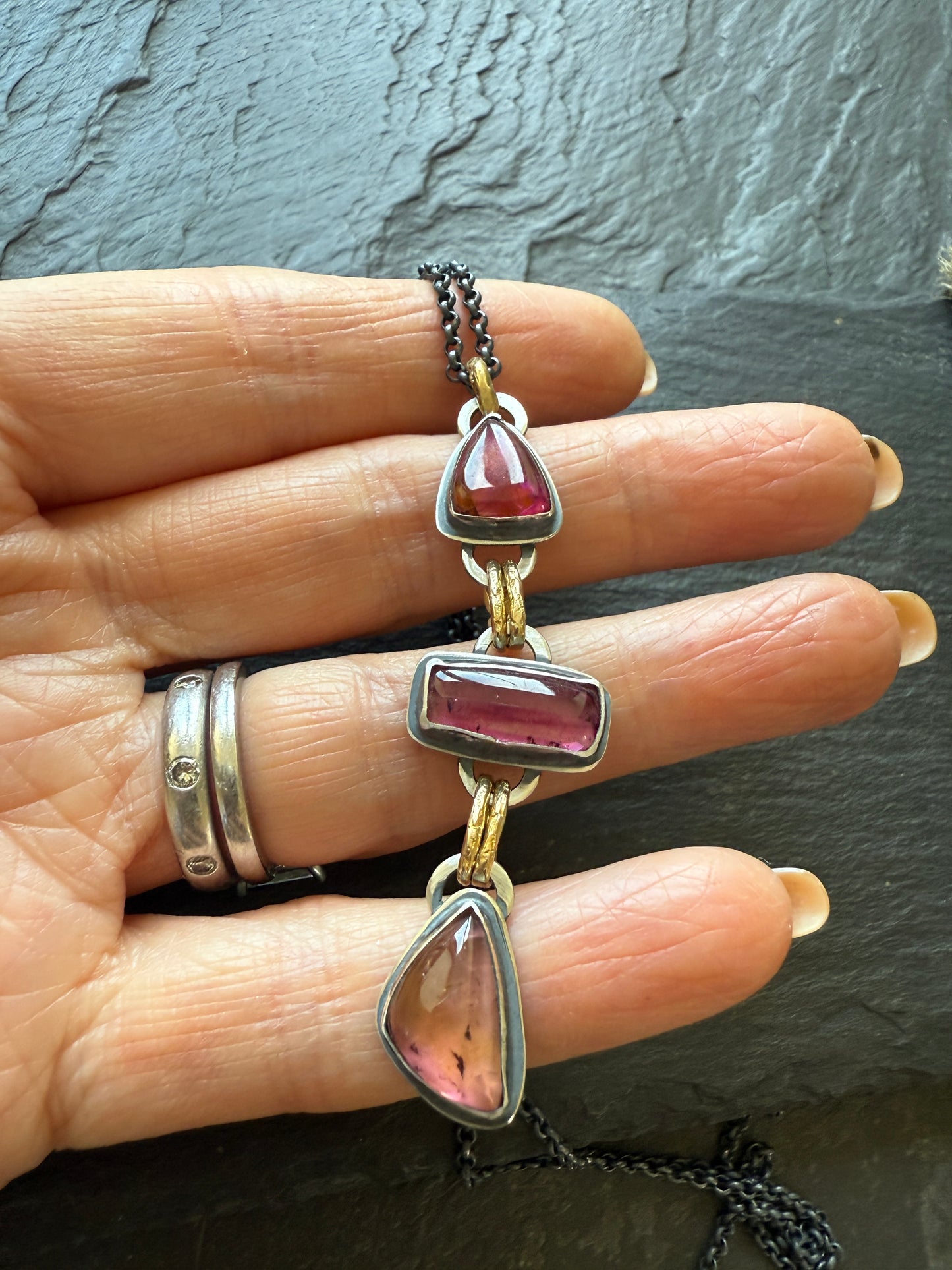 Tourmaline Charm Necklace