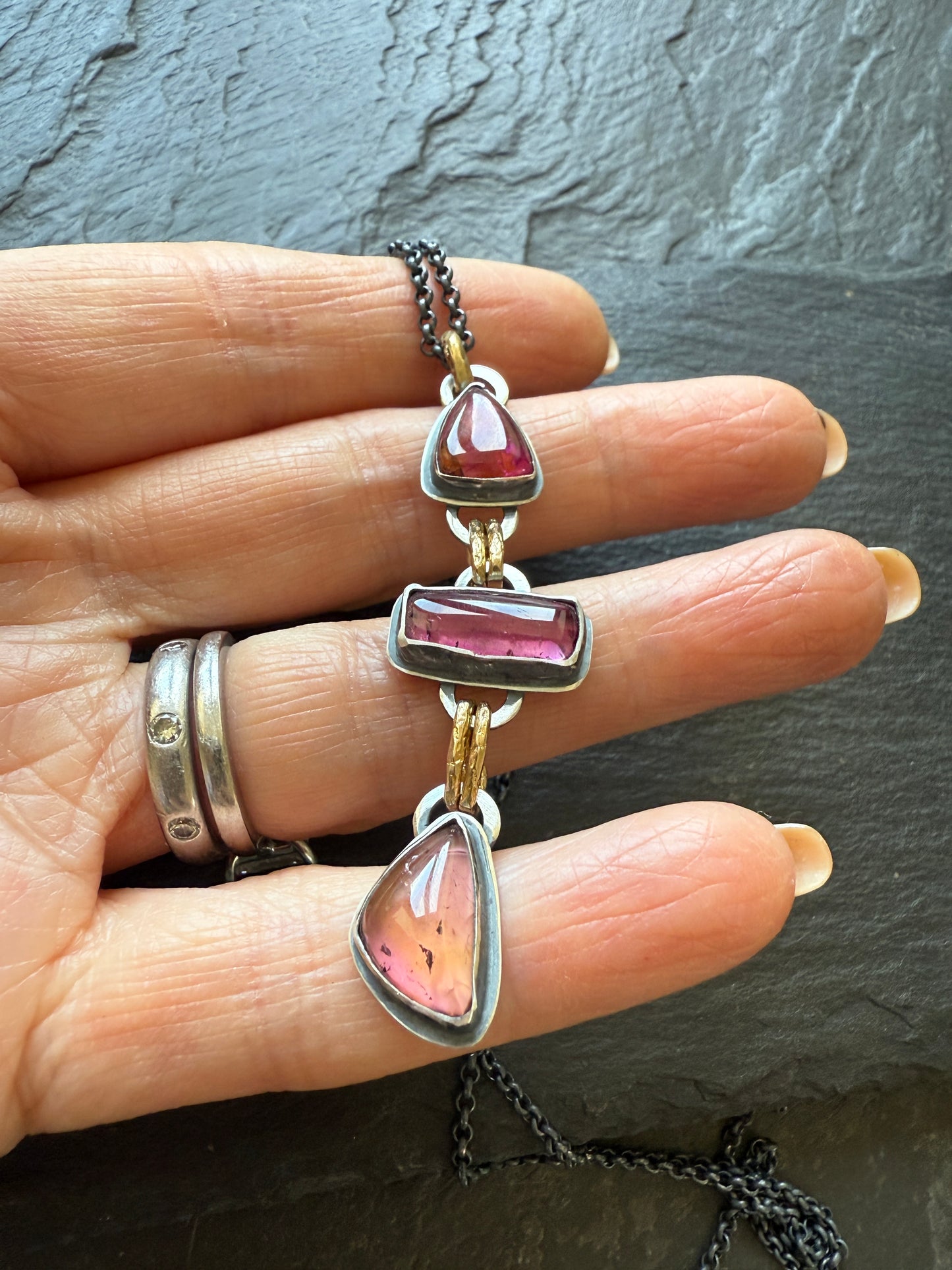 Tourmaline Charm Necklace