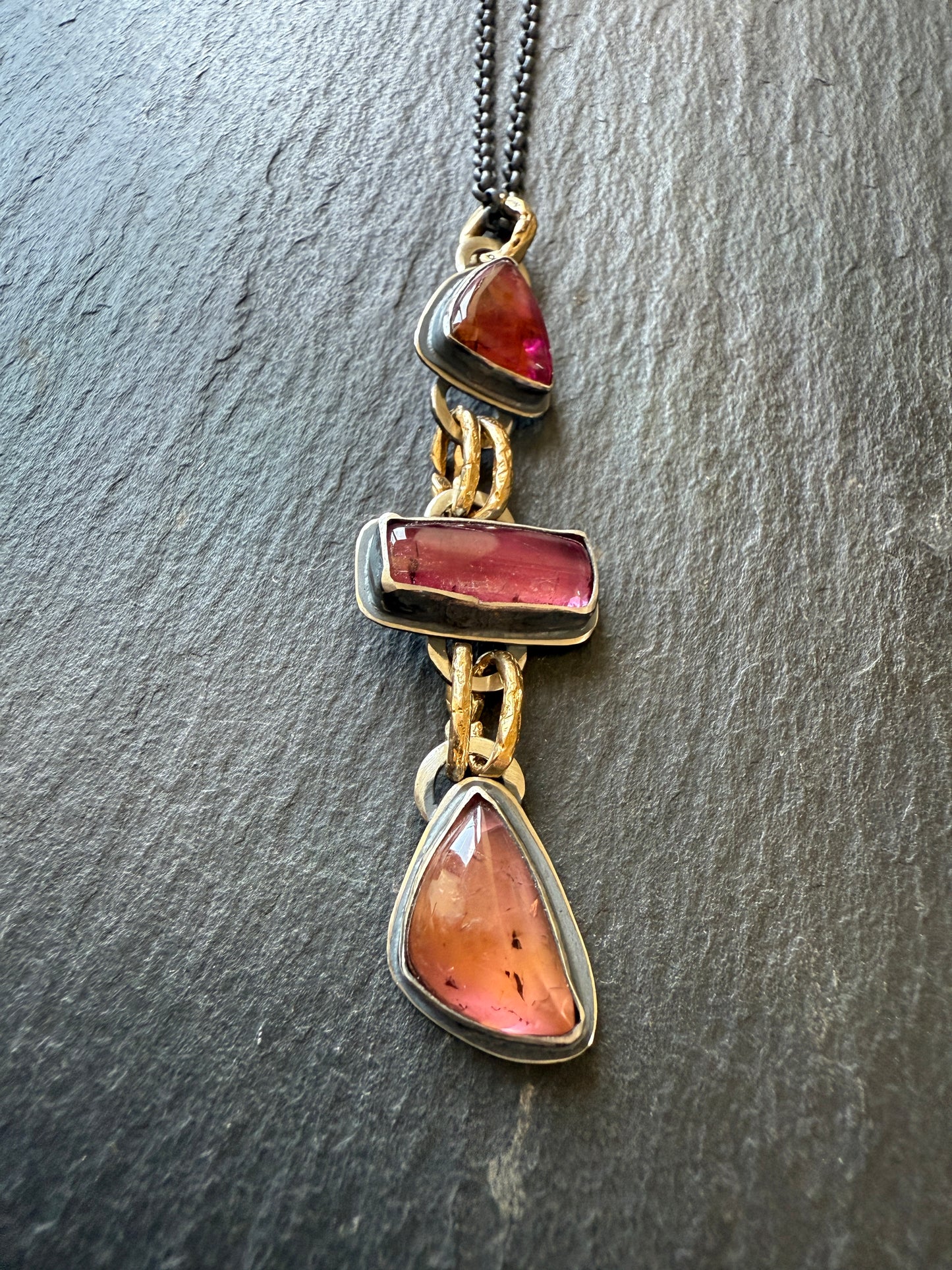 Tourmaline Charm Necklace