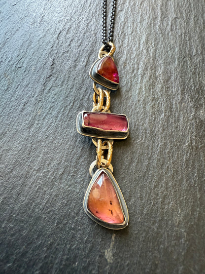Tourmaline Charm Necklace