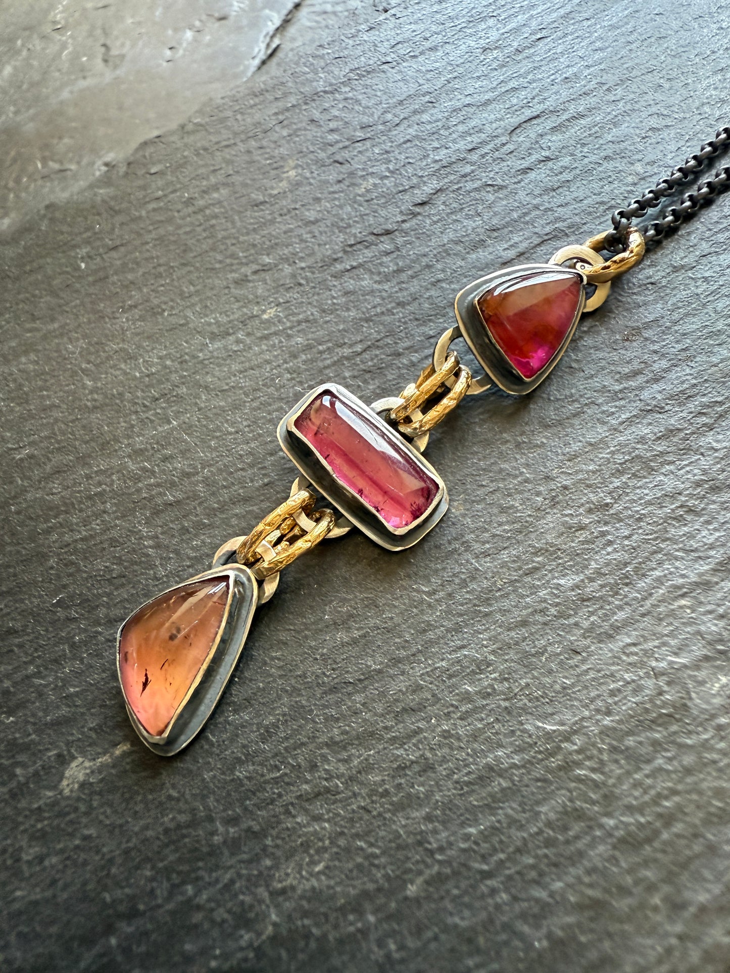 Tourmaline Charm Necklace