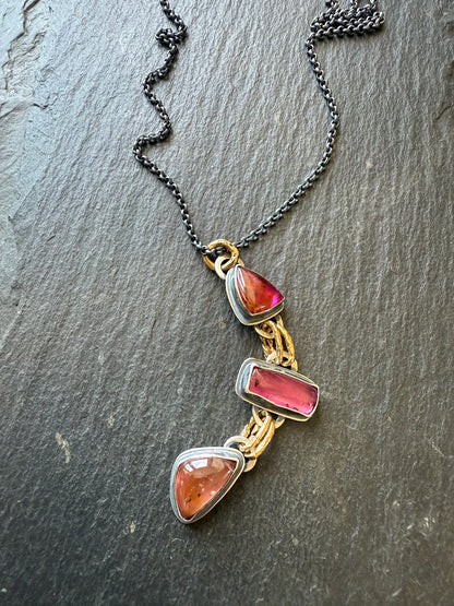 Tourmaline Charm Necklace