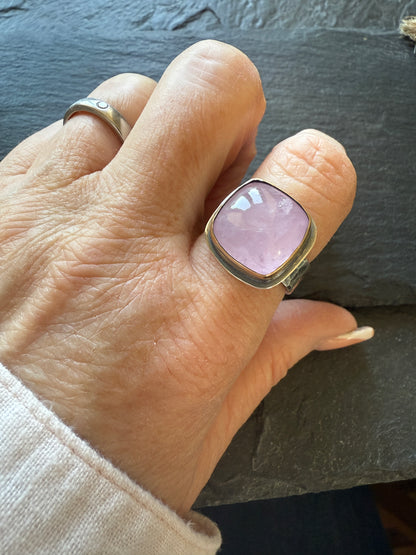 Morganite ring 7 1/2