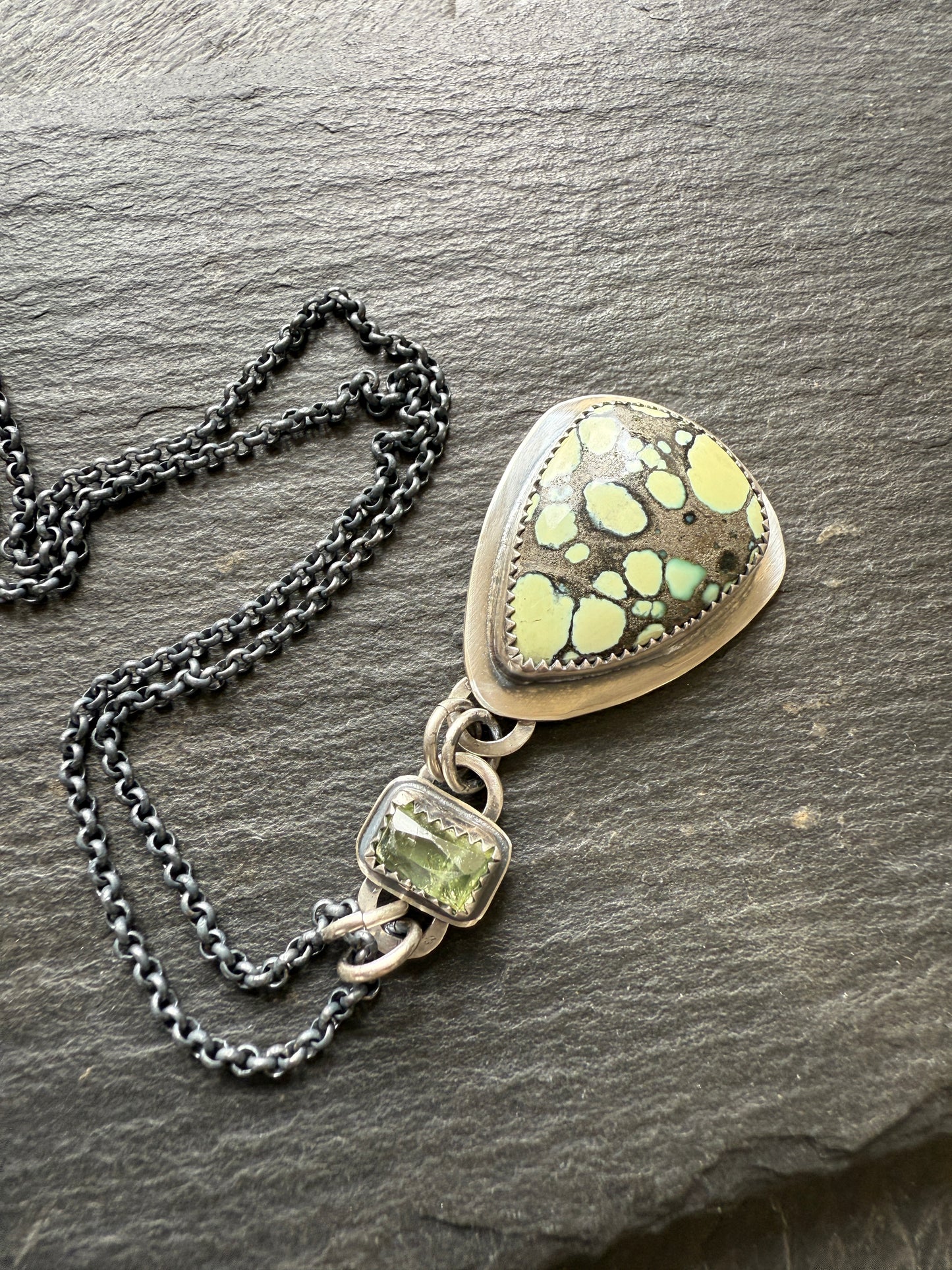 Desert Bloom Variscite Necklace