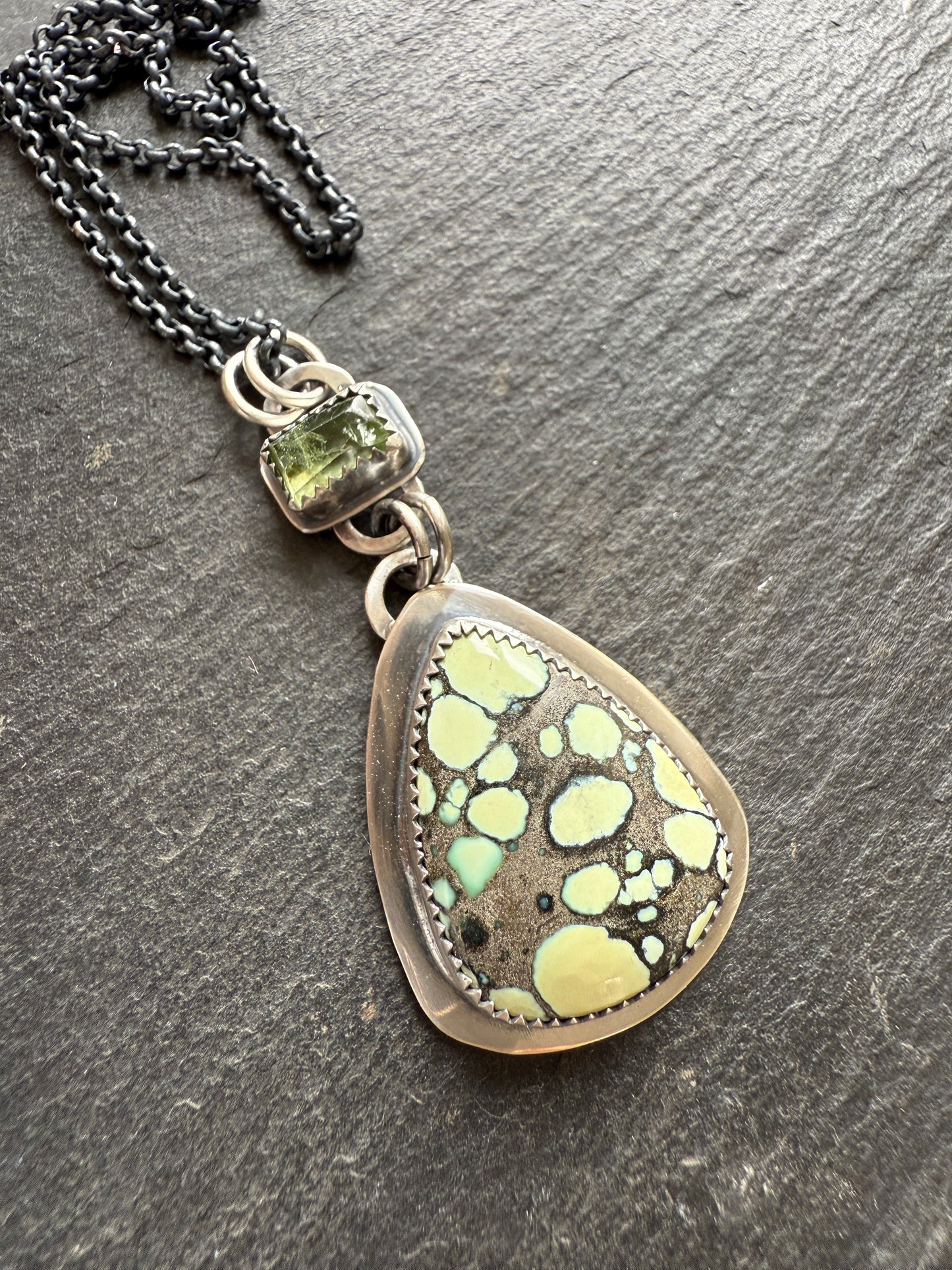 Desert Bloom Variscite Necklace