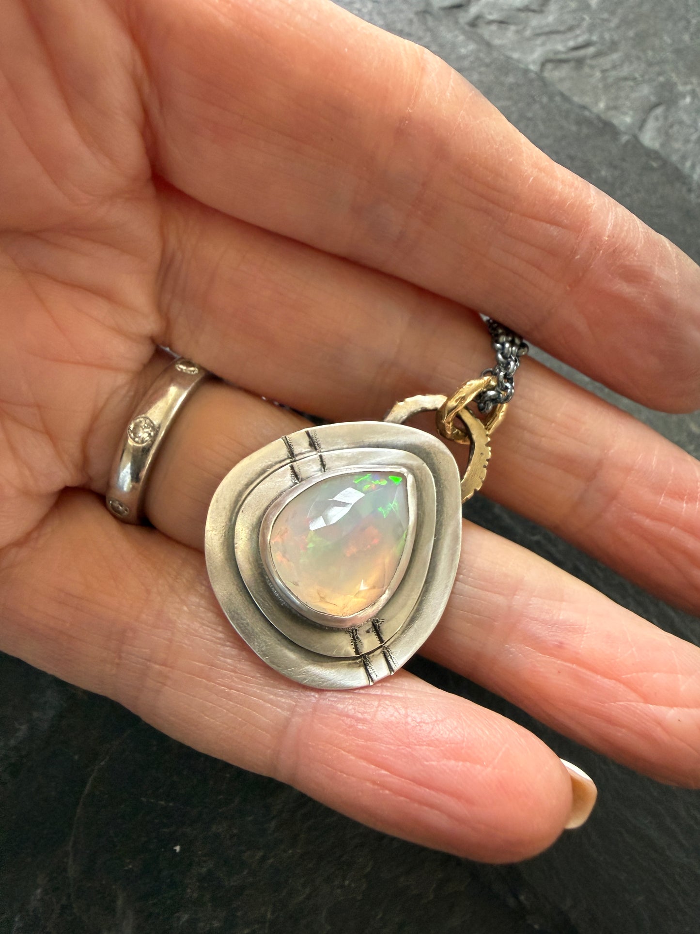 Ethiopian Opal Necklace