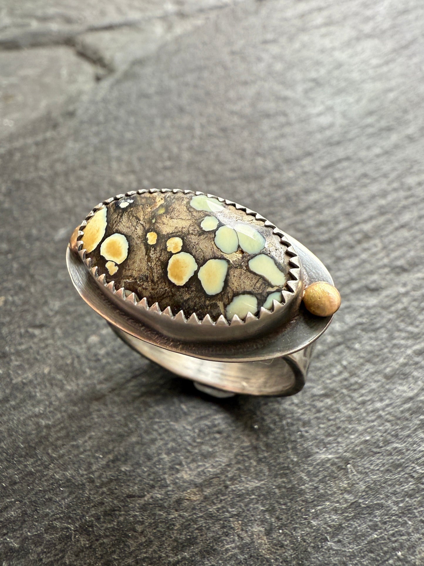 Desert Bloom Turquoise Ring 7 1/4