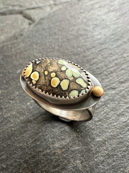 Desert Bloom Turquoise Ring 7 1/4