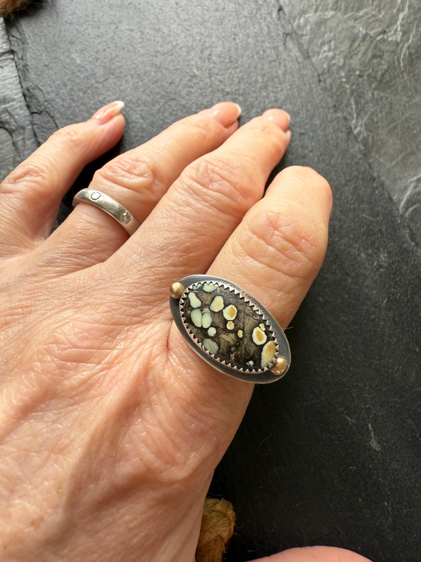 Desert Bloom Turquoise Ring 7 1/4