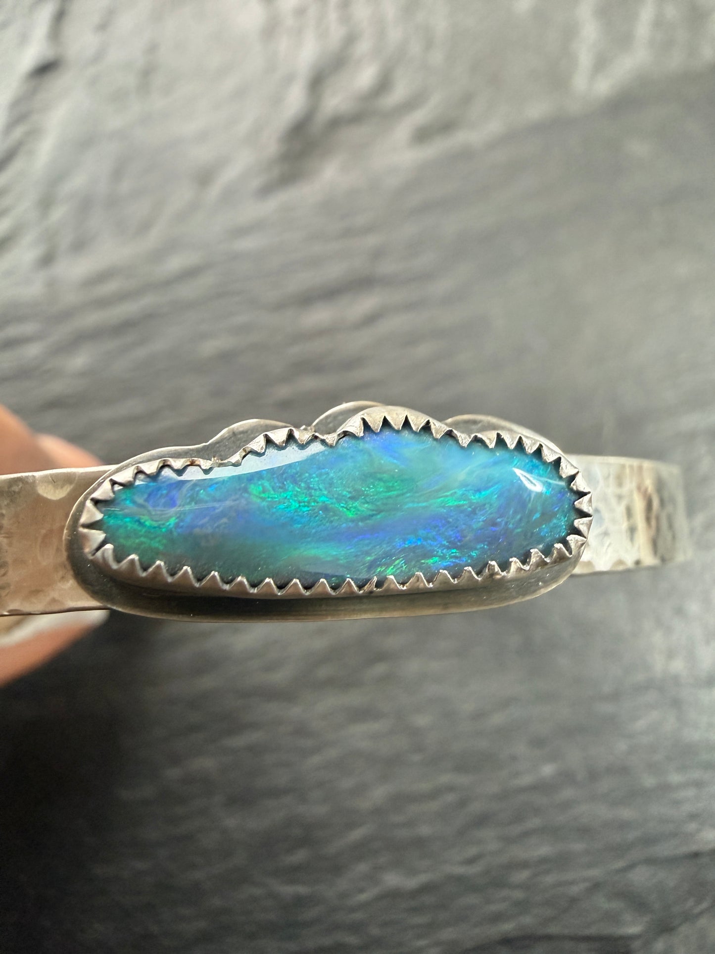 Boulder Opal Cloud Bangle