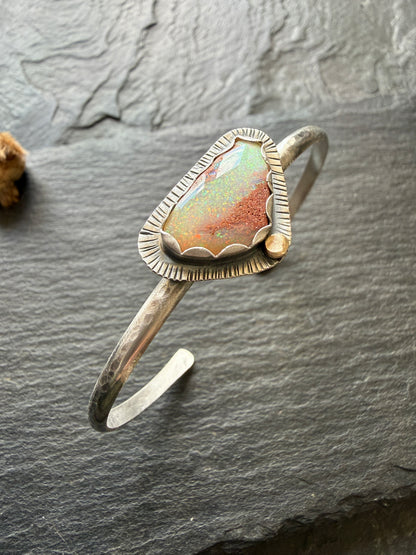 Open Opal Bangle Bracelet