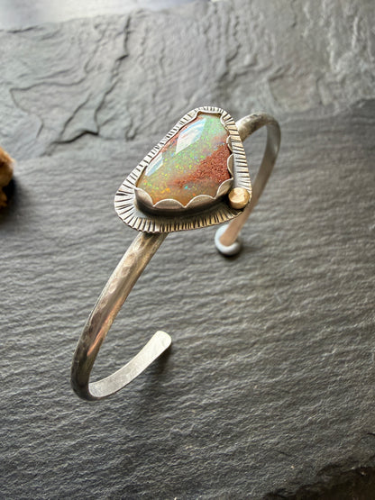 Open Opal Bangle Bracelet