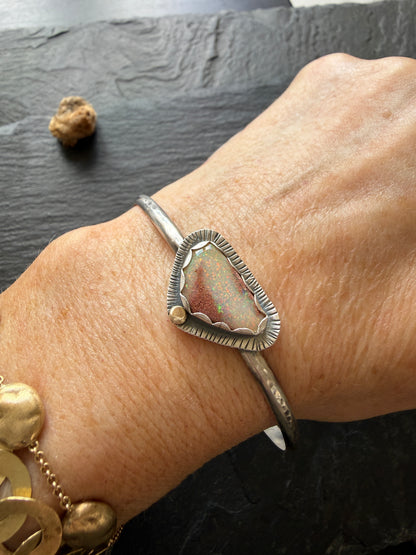 Open Opal Bangle Bracelet