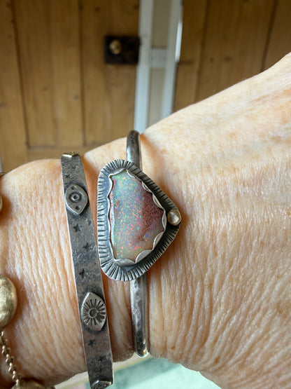 Open Opal Bangle Bracelet