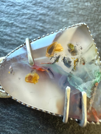 Chrysocolla Quartz Pendant