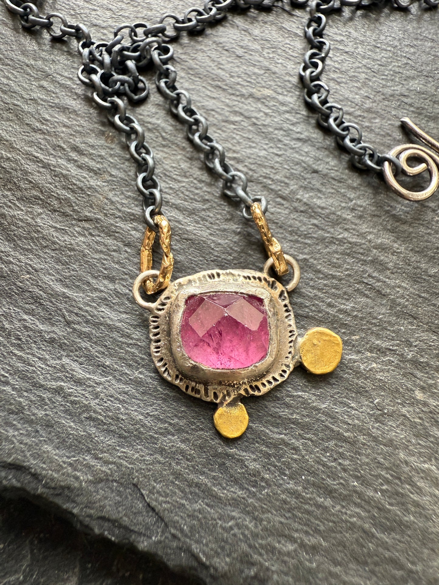 Pink Tourmaline Necklace