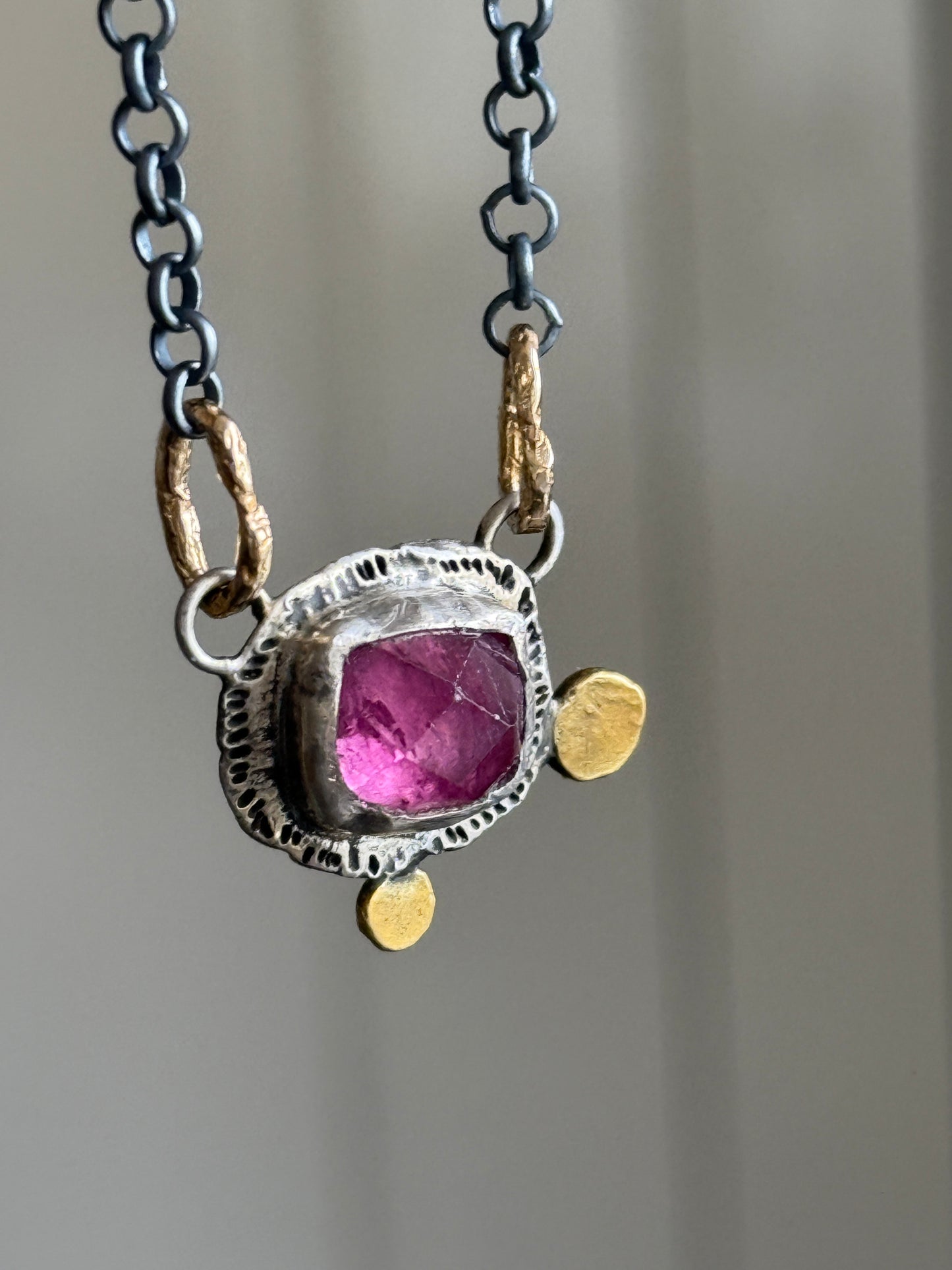 Pink Tourmaline Necklace