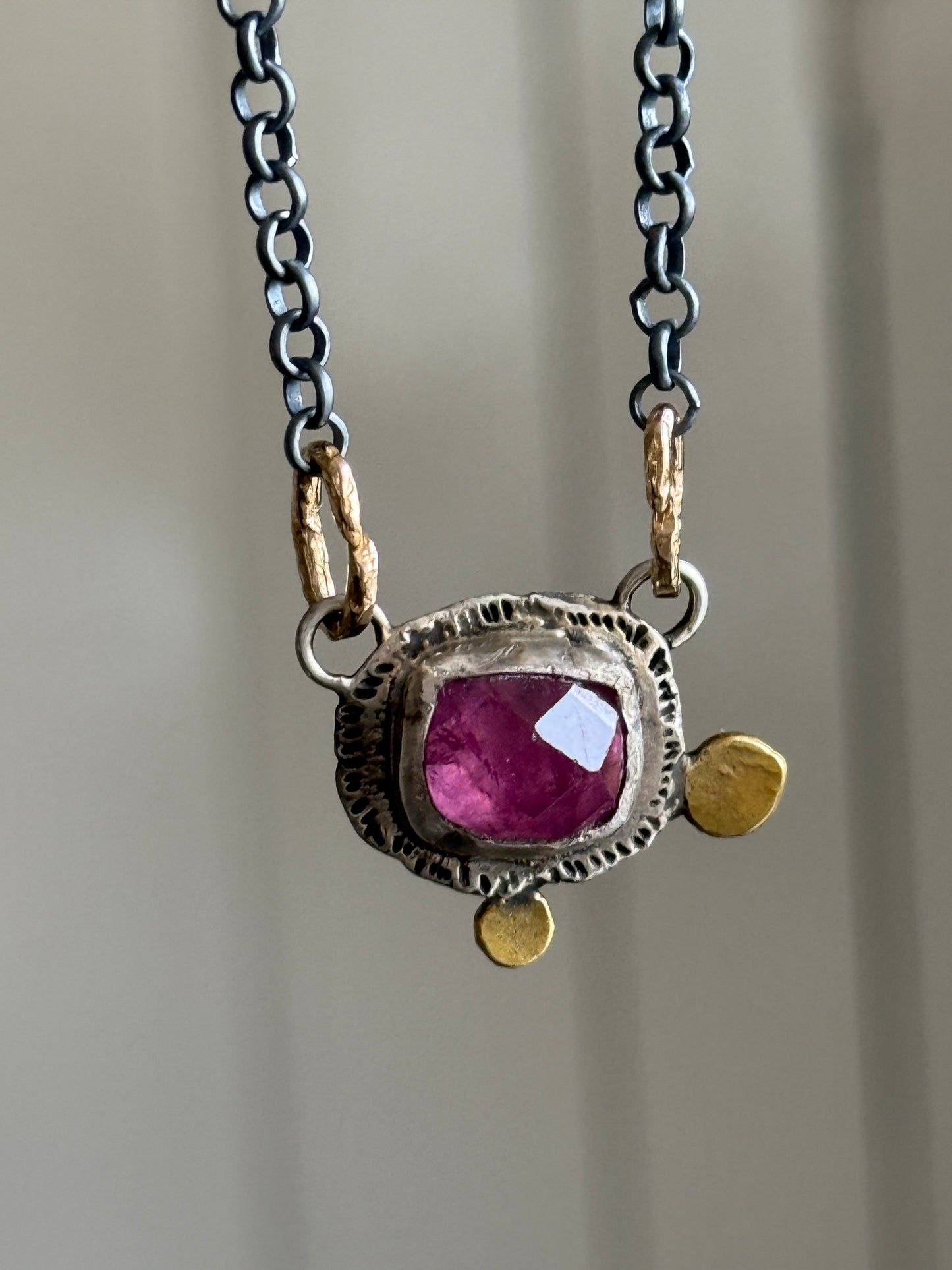Pink Tourmaline Necklace