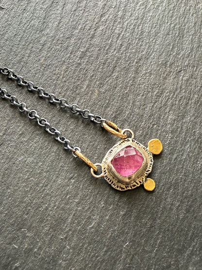 Pink Tourmaline Necklace