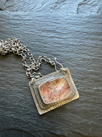 Confetti Sunstone Necklace