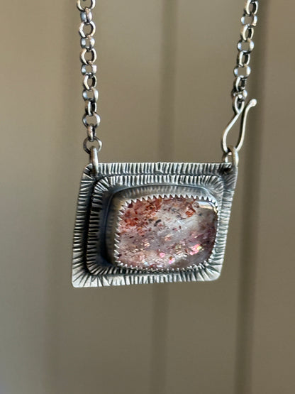 Confetti Sunstone Necklace