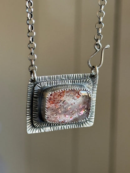 Confetti Sunstone Necklace