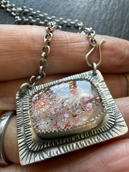 Confetti Sunstone Necklace