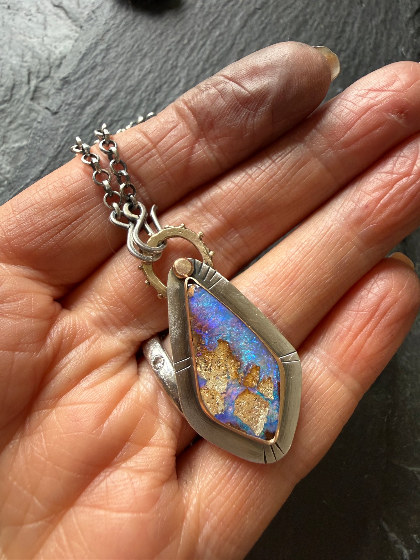 Purple Opal Pendant