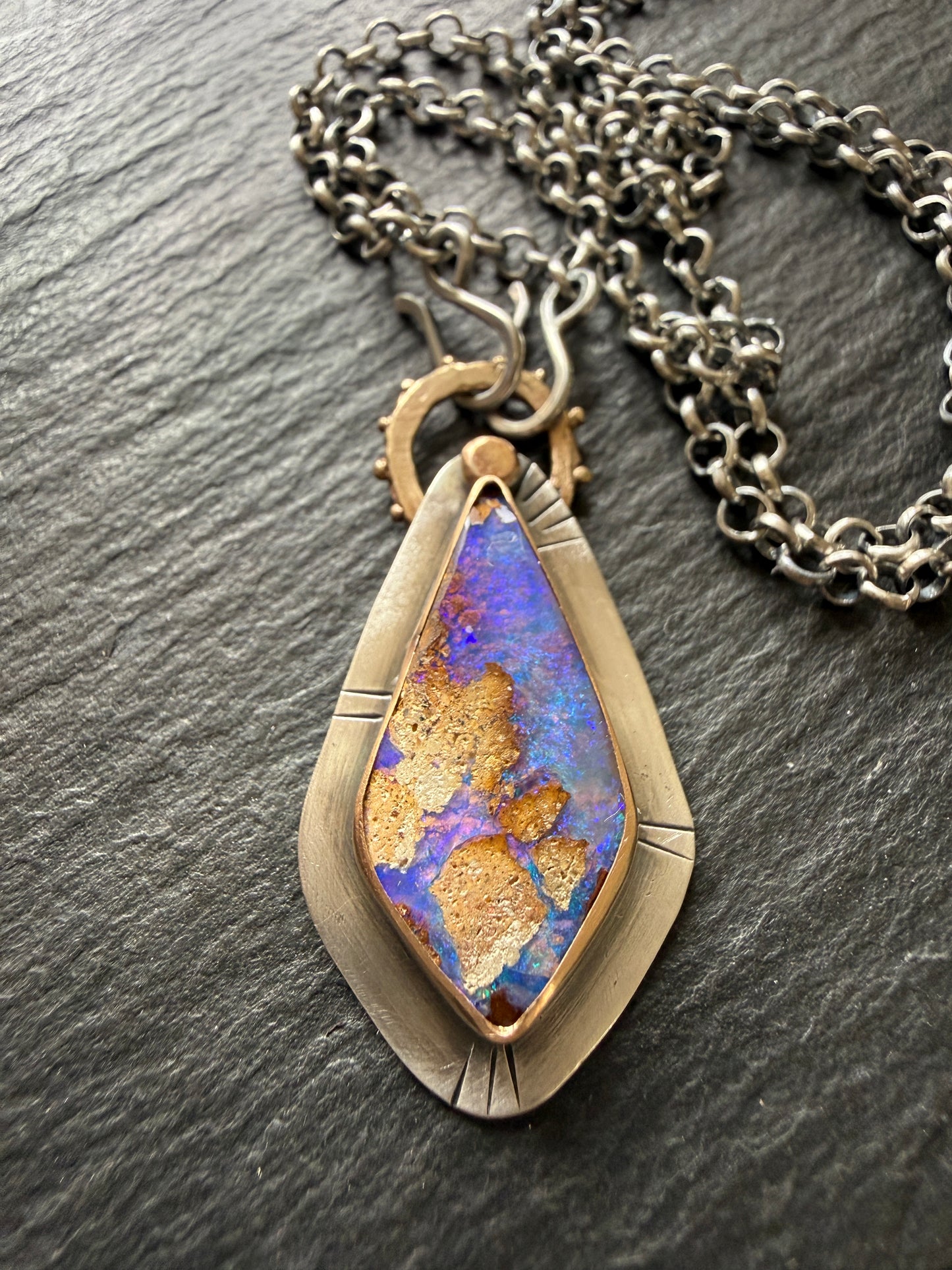 Purple Opal Pendant