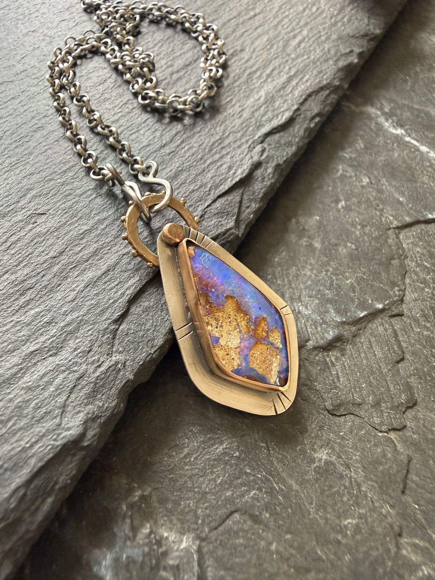 Purple Opal Pendant