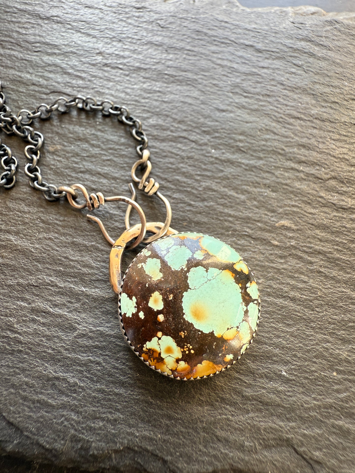Circular Turquoise Necklace