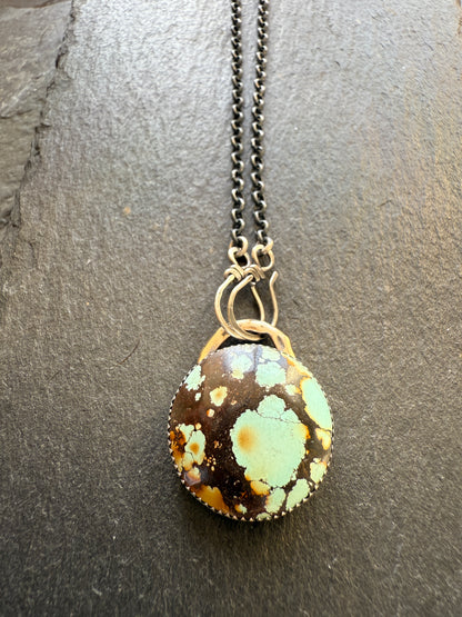 Circular Turquoise Necklace